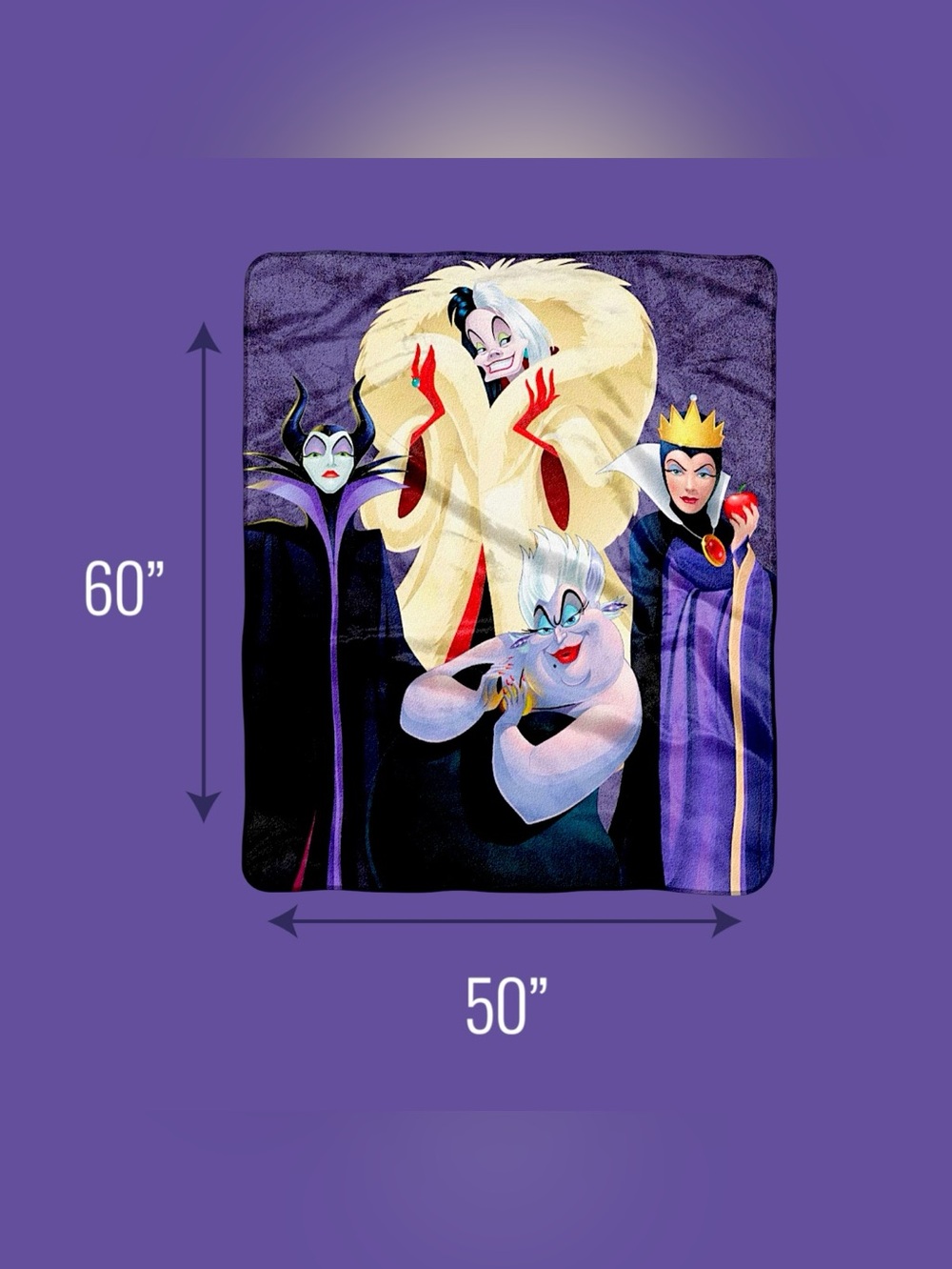 Disney Villains Blanket - Picture 2 of 3